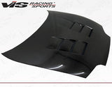 1993-1998 Toyota Supra 2 doors TERMINATOR Style Carbon Fiber Black Hood