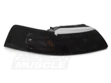 Raxiom Axial Series Projector Headlights; Black Housing; Smoked Lens (99-04 Mustang)