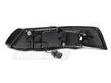 Raxiom Axial Series Projector Headlights; Black Housing; Smoked Lens (99-04 Mustang)
