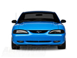 SpeedForm Headlight Covers; Smoked (94-98 Mustang)