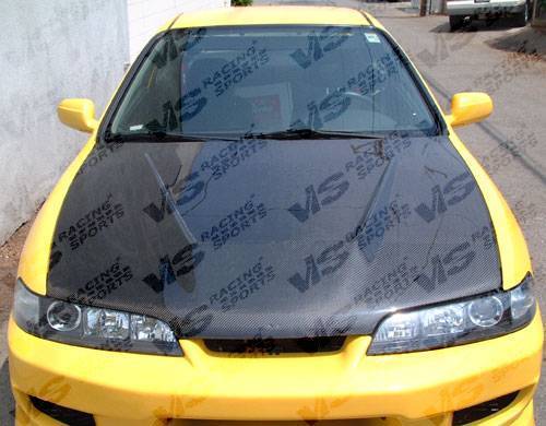 1994-2001 Acura Integra JDM 2 doors 4 doors INVADER Style Carbon Fiber Black Hood