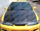 1994-2001 Acura Integra JDM 2 doors 4 doors INVADER Style Carbon Fiber Black Hood