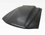 1994-1998 Ford Mustang 2 doors Cowl Induction Style Carbon Fiber Black Hood