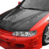 1994-1997 Honda Accord 4 doors 2 doors INVADER Style Carbon Fiber Black Hood