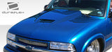 1994-2004 Chevrolet S-10 1995-2004 Blazer 1994-2004 Sonoma 1995-2001 Jimmy 1998-2000 Envoy Duraflex Ram Air Hood - 1 Piece