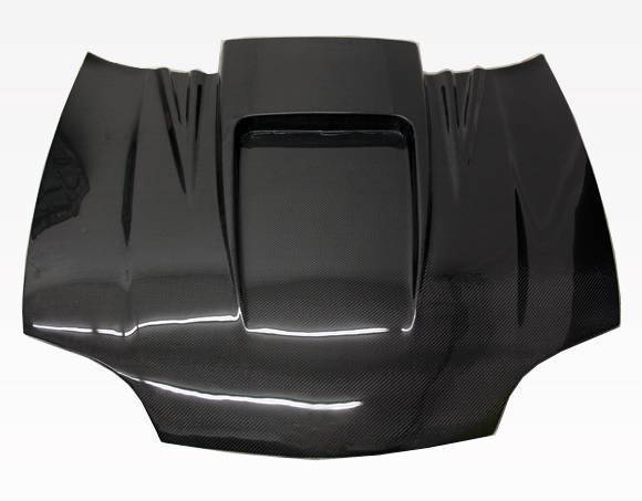 1995-2002 Chevrolet Cavalier 4 doors 2 doors ZD Style Carbon Fiber Black Hood