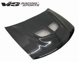 1995-1999 Dodge Avenger 2 doors EVO Style Carbon Fiber Black Hood
