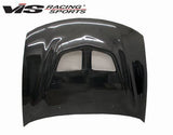 1995-1999 Dodge Avenger 2 doors EVO Style Carbon Fiber Black Hood
