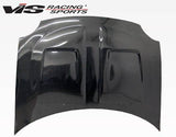 1995-1999 Dodge Neon 4 doors 2 doors XTREME GT Style Carbon Fiber Black Hood