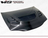 1995-1999 Mitsubishi Eclipse 2 doors G Speed Style Carbon Fiber Black Hood