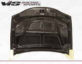 1995-1999 Mitsubishi Eclipse 2 doors G Speed Style Carbon Fiber Black Hood