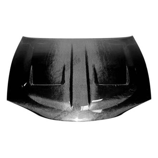 1995-1999 Mitsubishi Eclipse 2 doors XTREME GT Style Carbon Fiber Black Hood