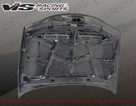 1995-1999 Mitsubishi Eclipse 2 doors MONSTER Style Carbon Fiber Black Hood