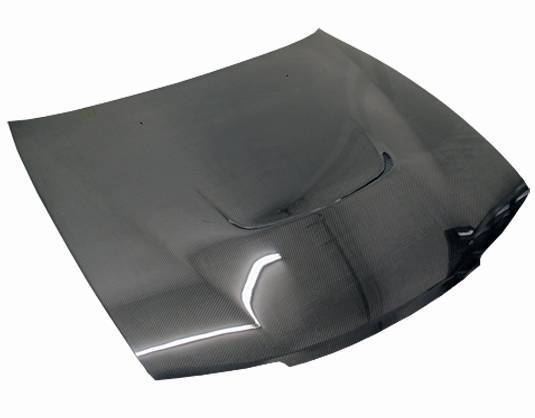 1995-1996 Nissan 240SX 2 doors JS Style Carbon Fiber Black Hood