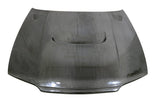 1995-1998 Nissan Skyline R33 GTR 2 doors JS Style Carbon Fiber Black Hood