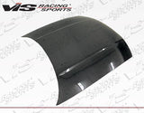 1995-1998 Nissan Skyline R33 GTR 2 doors OEM Style Carbon Fiber Black Hood