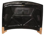 1995-1999 Nissan Sentra 2 doors EVO Style Carbon Fiber Black Hood