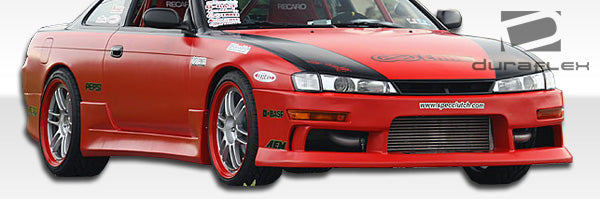 1995-1998 Nissan 240SX S14 Duraflex V-Speed Side Skirts Rocker Panels - 2 Piece