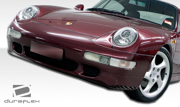 1995-1998 Porsche 911 Carrera 993 Duraflex Turbo Look Front Bumper Cover - 1 Piece