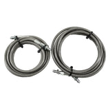 Stainless Rear Brake Line Replacement Kit For 96-00 Honda Civic w/rear drum