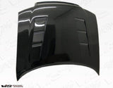 1996-2001 AUDI A4 4 doors TERMINATOR Style Carbon Fiber Black Hood
