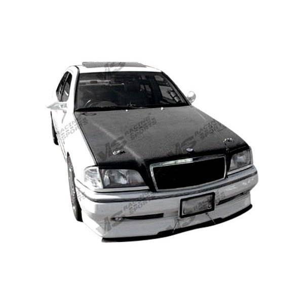 1996-1999 Mercedes E Class 4 doors OEM Style Carbon Fiber Black Hood