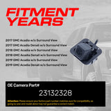 GMC Acadia/Denali w/o Surround View (2017-2019) OEM Replacement Backup Camera OE Part # 23132328