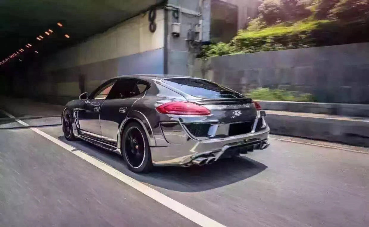 2014-2016 Porsche Panamera 970.2 WD Style Rear Bumper with Exhaust Tip