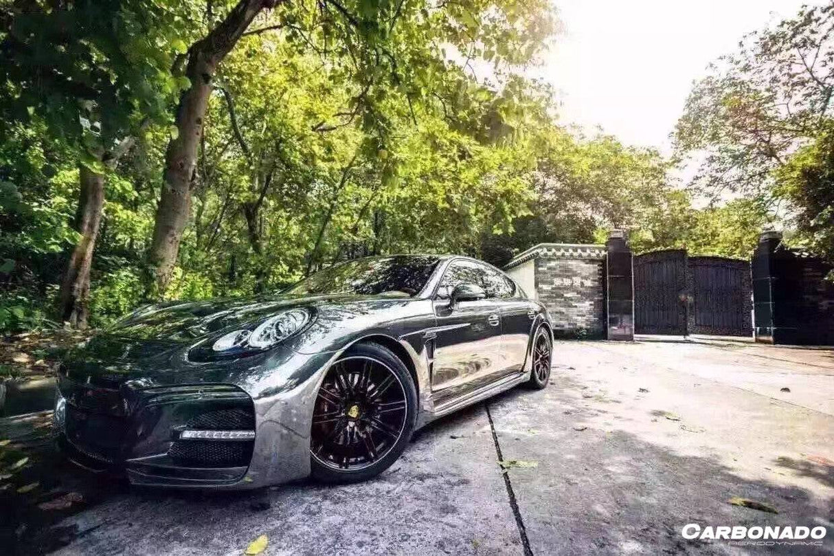 2013-2016 Porsche Panamera 970.2 WD Style Front Bumper With LED Lights
