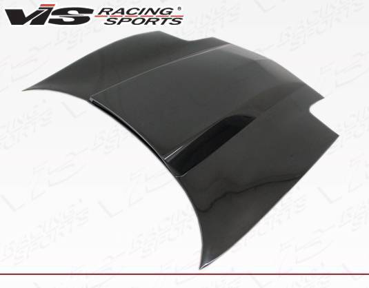 1997-2004 Chevrolet Corvette 2 doors Cowl Induction Style Carbon Fiber Black Hood