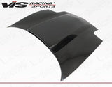 1997-2004 Chevrolet Corvette 2 doors Cowl Induction Style Carbon Fiber Black Hood