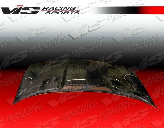 1997-2004 Chevrolet Corvette 2 doors PENTA Style Carbon Fiber Black Hood