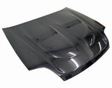 1997-2001 Honda Prelude 2 doors XTREME GT Style Carbon Fiber Black Hood