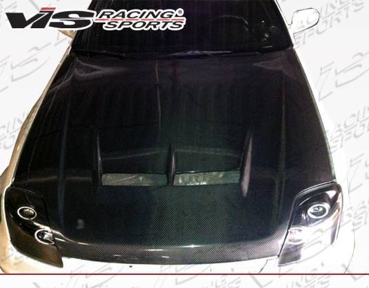 1997-2001 Honda Prelude 2 doors JS Style Carbon Fiber Black Hood