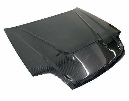 1997-2001 Honda Prelude 2 doors INVADER Style Carbon Fiber Black Hood