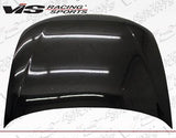 1997-2002 Mitsubishi Mirage 2 doors OEM Style Carbon Fiber Black Hood