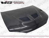 1997-2001 Mitsubishi Mirage 4 doors EVO 5 Style Carbon Fiber Black Hood