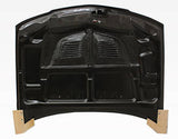 1997-2001 Mitsubishi Mirage JDM 4 doors EVO Style Carbon Fiber Black Hood