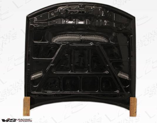 1997-1998 Nissan 240SX 2 doors Drift 2 Style Carbon Fiber Black Hood