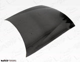 1997-1998 Nissan 240SX 2 doors OEM Style Carbon Fiber Black Hood