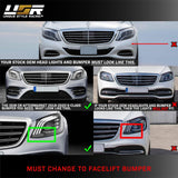 2014-2017 Mercedes W222 S Class Depo Facelift Style Full LED Headlights