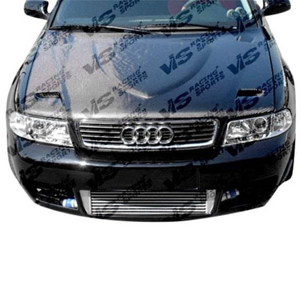 1998-2002 AUDI S4 4 doors Euro R Style Carbon Fiber Black Hood