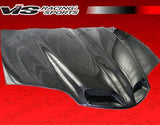 1998-2002 Pontiac Firebird 2 doors GTO Style Carbon Fiber Black Hood
