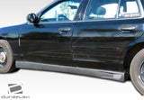1998-2007 Ford Crown Victoria Duraflex GT Concept Side Skirts Rocker Panels - 2 Piece