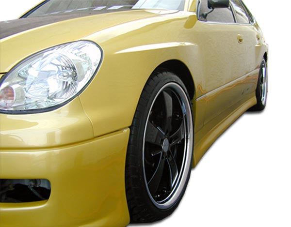 1998-2005 Lexus GS Series GS300 GS400 GS430 Duraflex Type W Side Skirts Rocker Panels - 2 Piece