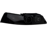 Raxiom Dual Led Halo Projector Headlights; Black Housing; Smoked Lens (99-04 Mustang)