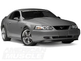 Raxiom Dual Led Halo Projector Headlights; Chrome Housing; Clear Lens (99-04 Mustang)