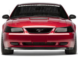 Speedform Headlight Covers; Smoked (99-04 Mustang)