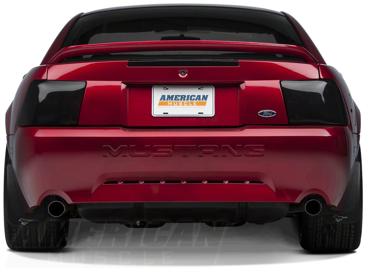 Speedform Tail Light Covers; Smoked (99-04 Mustang)