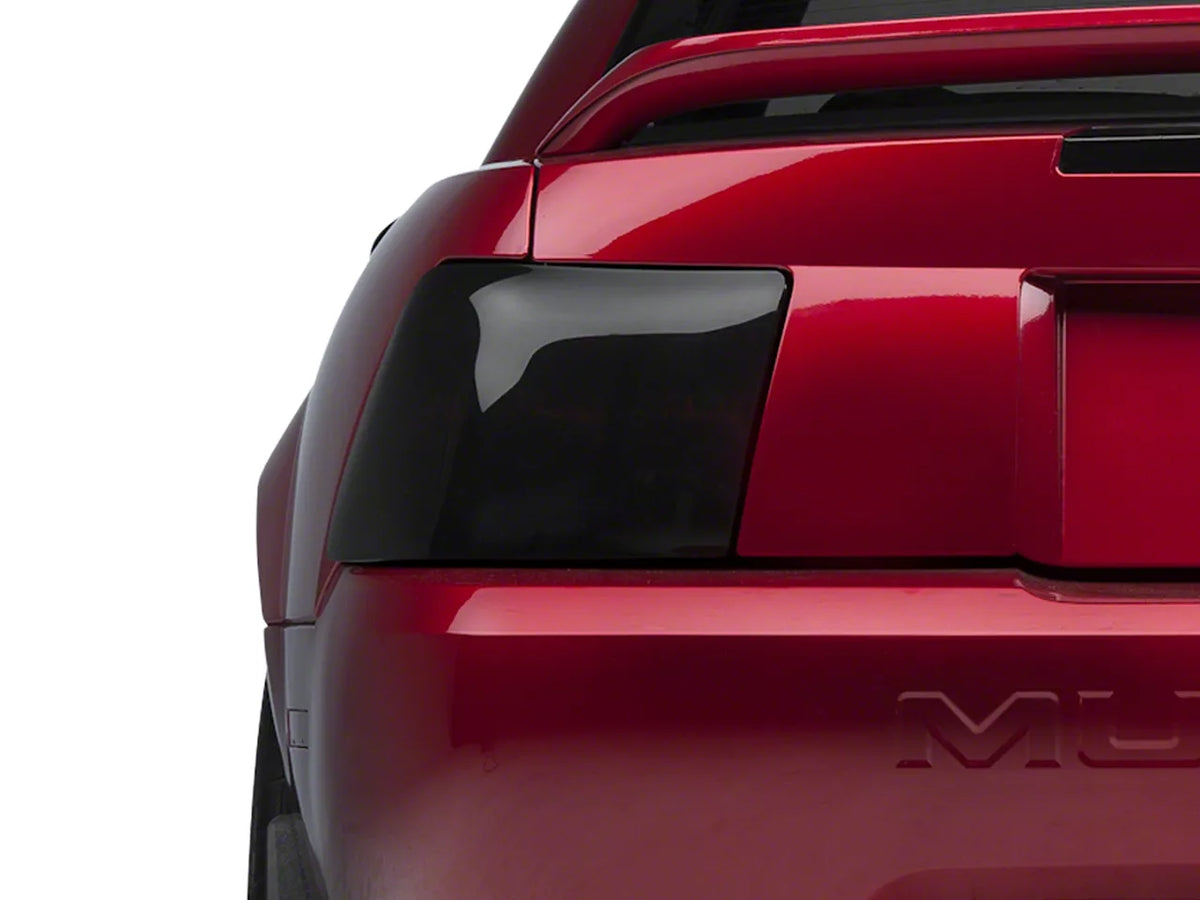 Speedform Tail Light Covers; Smoked (99-04 Mustang)